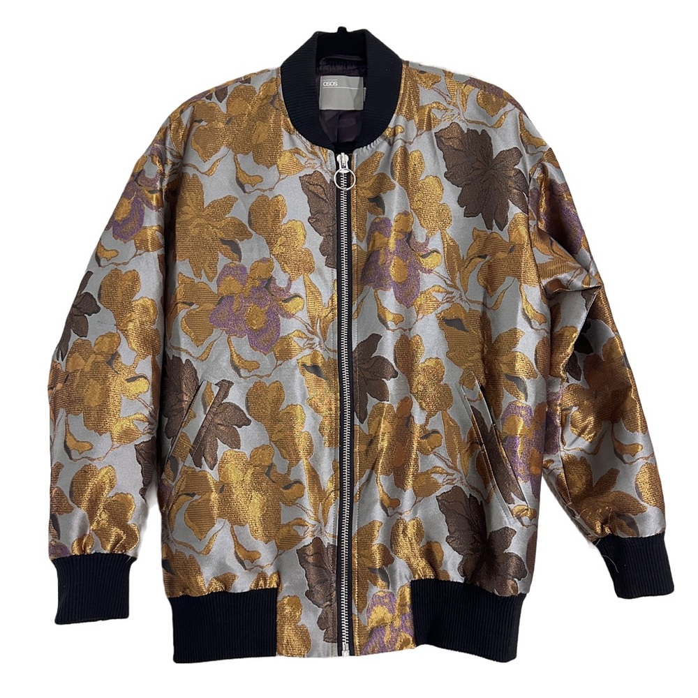 ASOS Floral Bomber Jacket